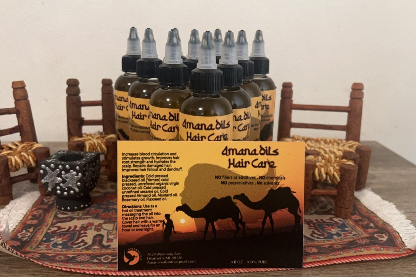 Amanah Oils Hair Care with black seed oil - Pure Scents