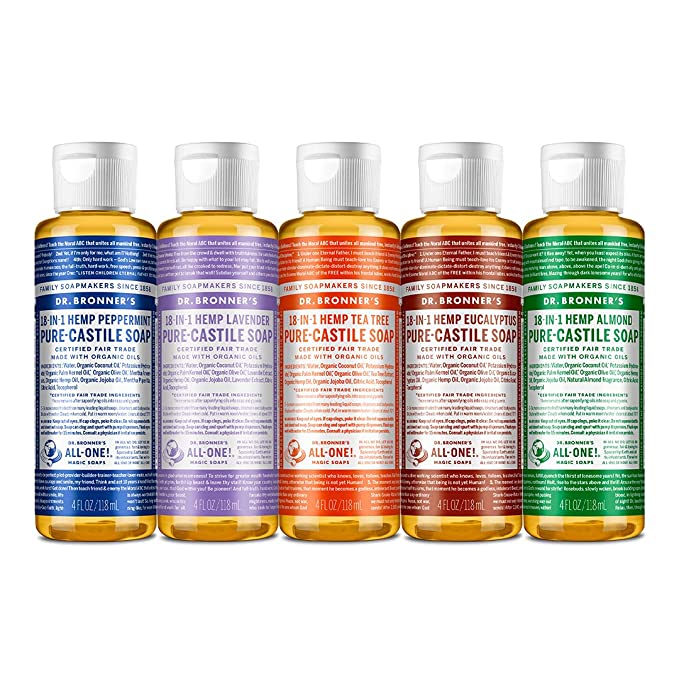 Dr Bronners Liquid Soap - Pure Scents