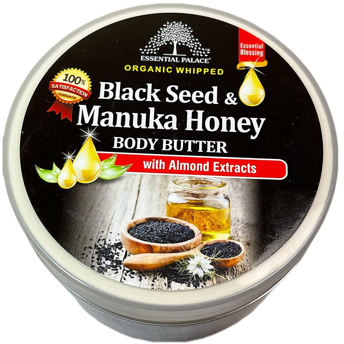 Essential Palace Organic Whipped Black Seed & Manuka Honey Body Butter - Pure Scents
