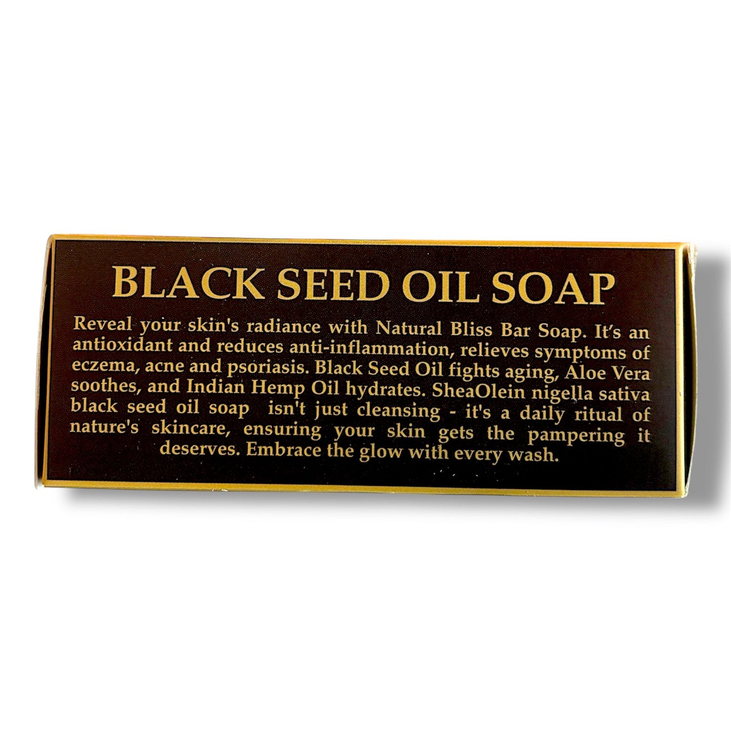 NIGELLA SATIVA BLACK SEED OIL SOAP 100% PURE COLD PRESSED With Aloe Vera & Indian Hemp - Pure Scents