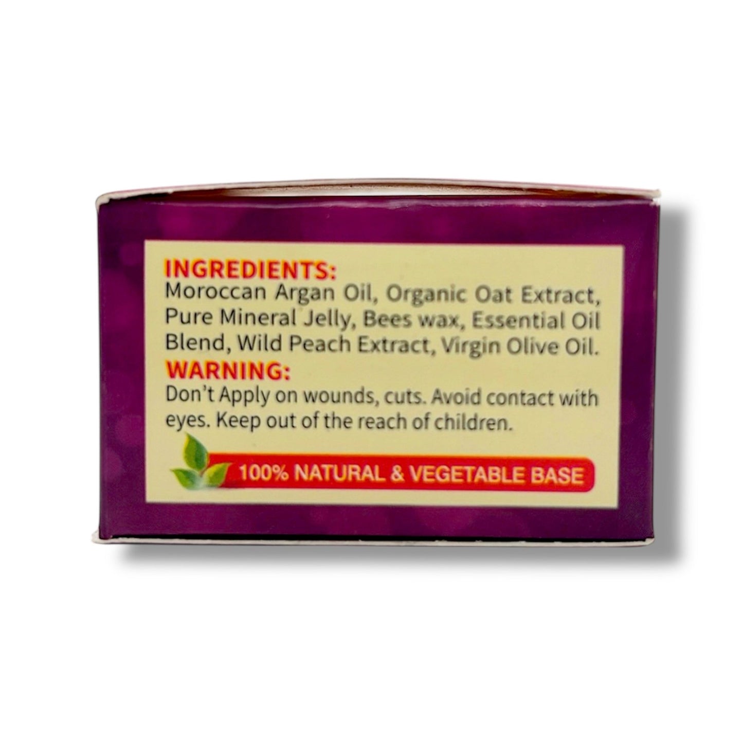 ORGANIC ARGAN OIL & OAT MEAL with Peach Extracts LIP BALM® - Pure Scents