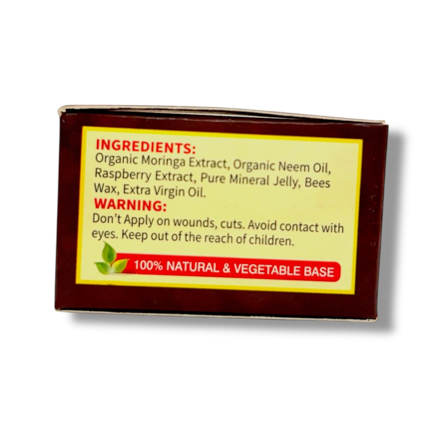 ORGANIC MORINGA & NEEM with Raspberry Extracts LIP BALM - Pure Scents