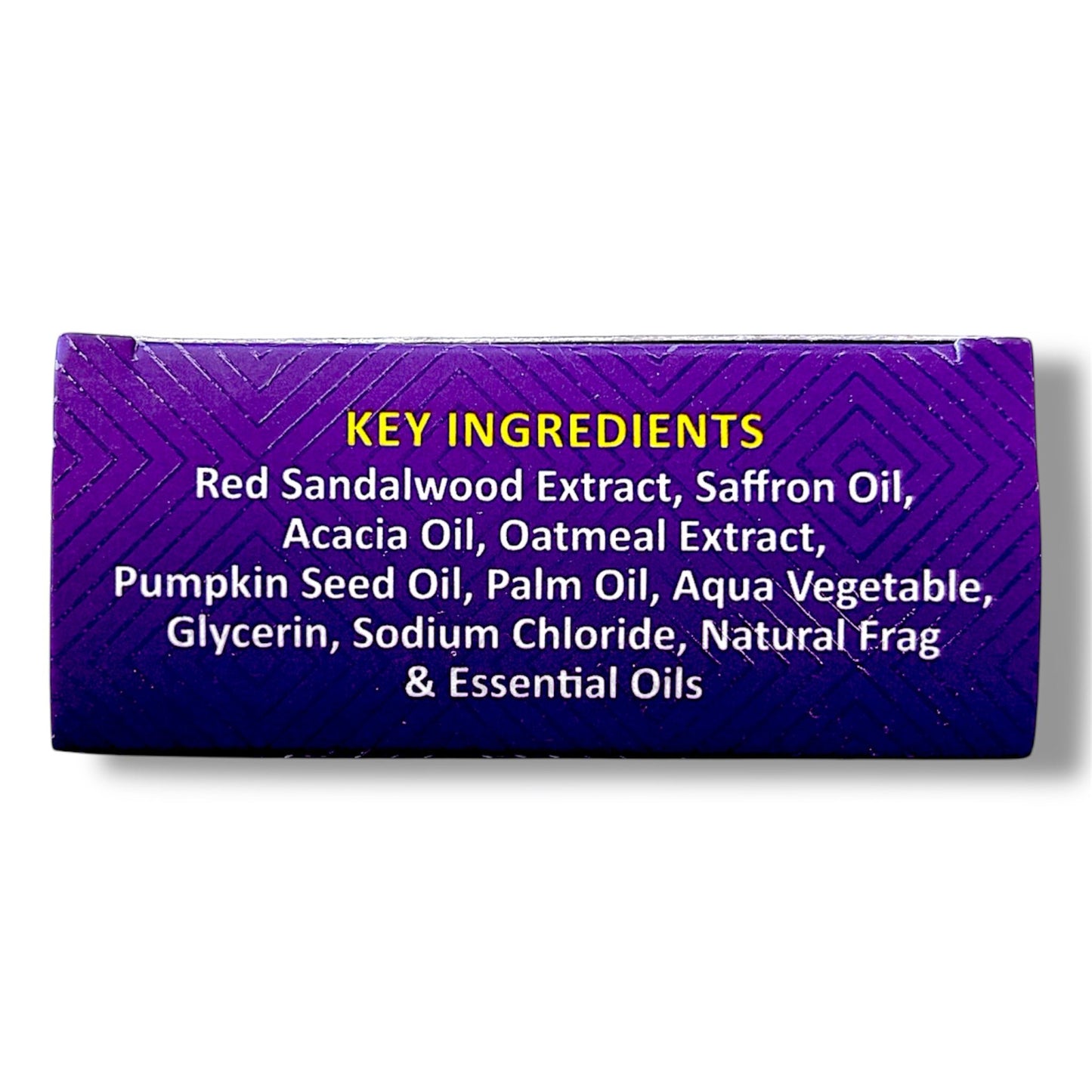 Red Sandalwood & Saffron Soap with Acacia Oil & Yarrow Extracts - Pure Scents