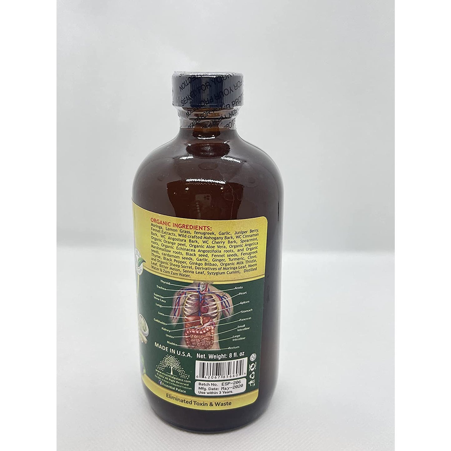 Essential Palace Moringa Detox Living Bitter 8Oz