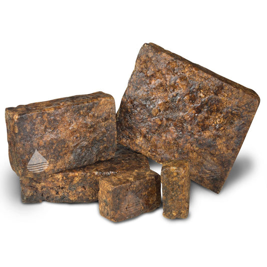 Raw African Black Soap Bars From Ghana