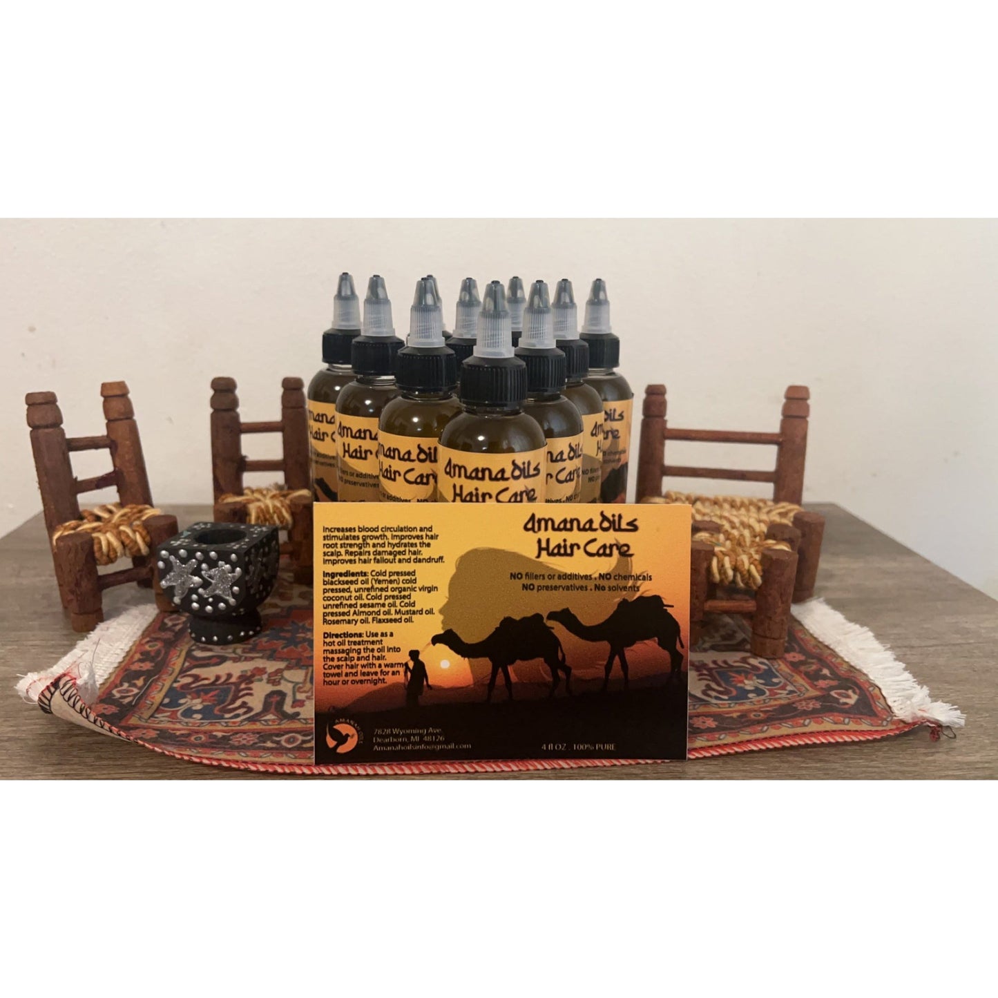 Amanah Oils Hair Care with black seed oil