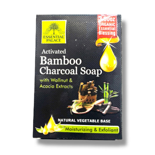 Activated Bamboo Charcoal Soap with Wallnut & Acacia Extracts - Pure Scents