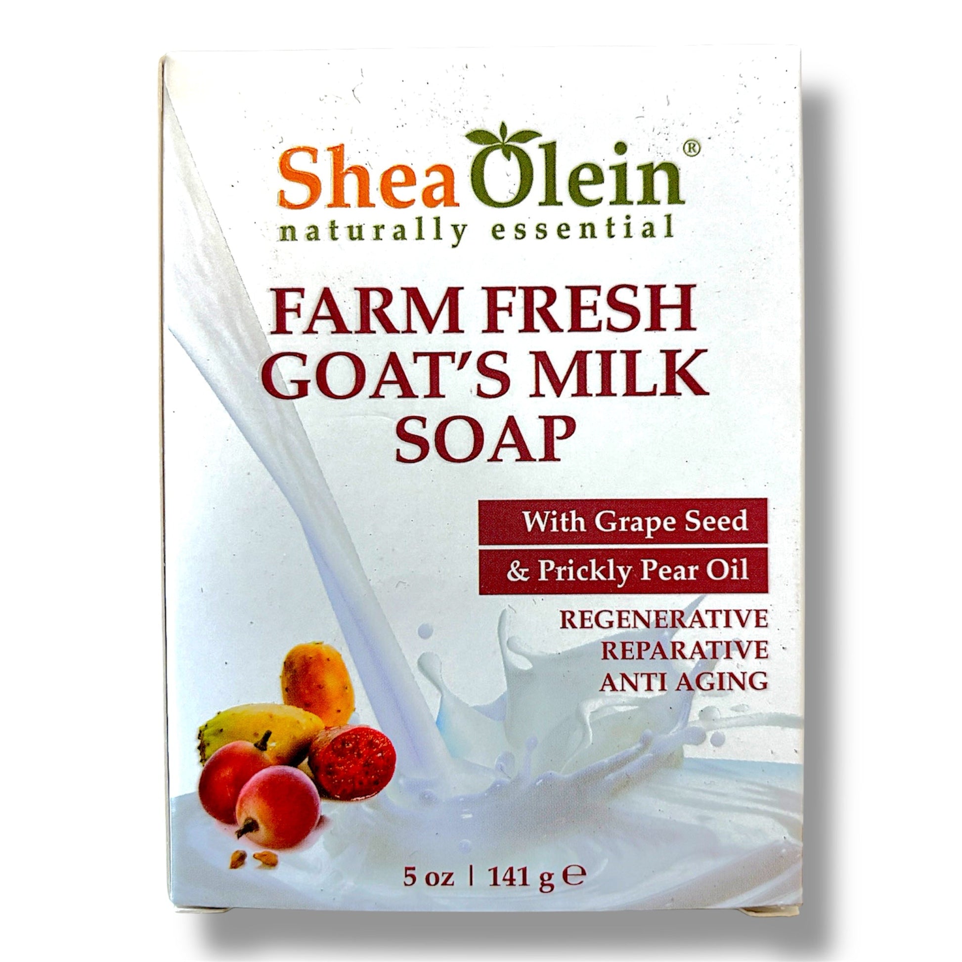 FARM FRESH GOAT'S MILK SOAP With Grape Seed & Prickly Pear Oil - Pure Scents