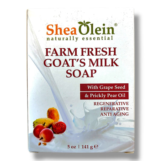 FARM FRESH GOAT'S MILK SOAP With Grape Seed & Prickly Pear Oil - Pure Scents