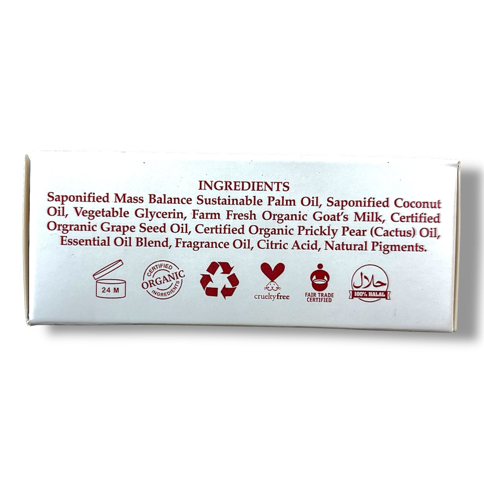 FARM FRESH GOAT'S MILK SOAP With Grape Seed & Prickly Pear Oil - Pure Scents