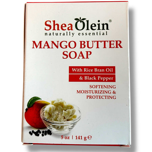 MANGO BUTTER SOAP With Rice Bran Oil & Black Pepper - Pure Scents