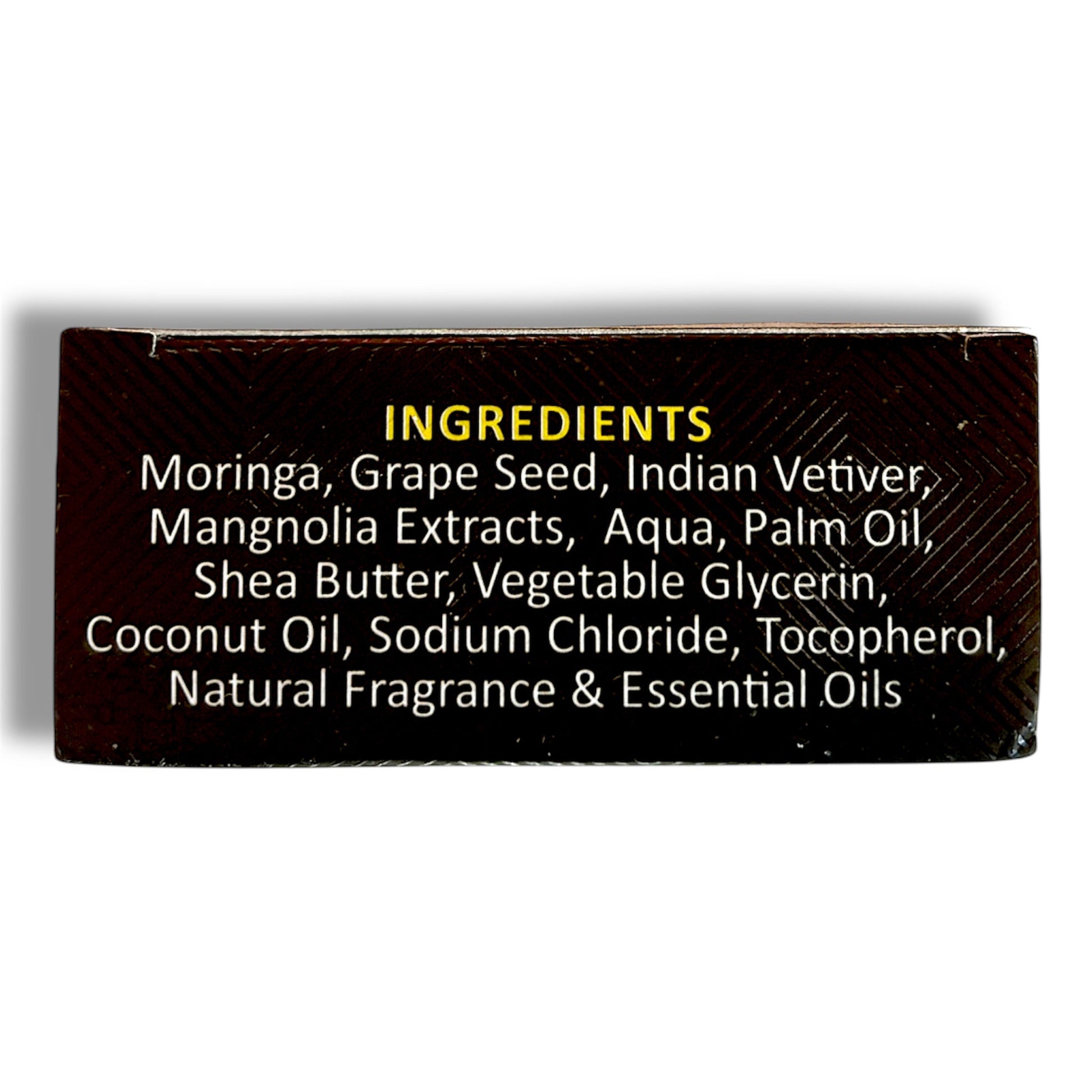 Moringa & Grape Seed Soap With Indian Vetiver & Magnolia Extracts - Pure Scents