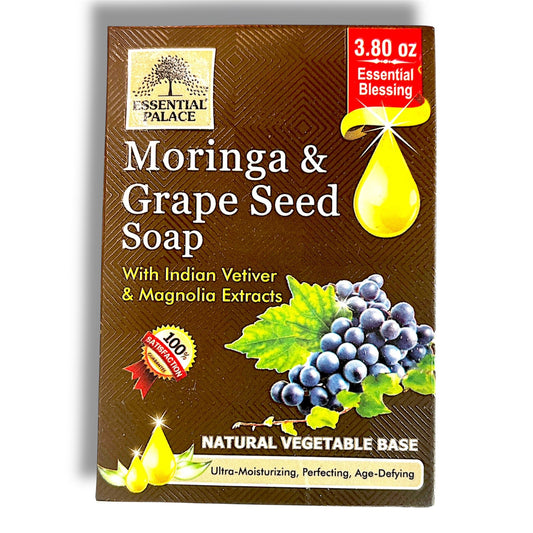 Moringa & Grape Seed Soap With Indian Vetiver & Magnolia Extracts - Pure Scents