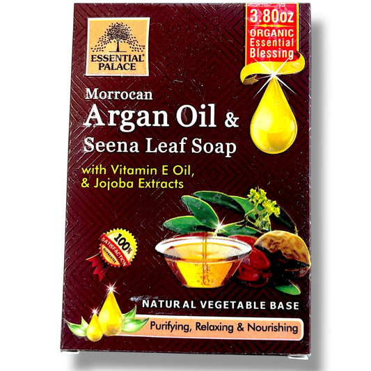 Morrocan Argan Oil & Seena Leaf Soap with Vitamin E Oil, & Jojoba Extracts - Pure Scents