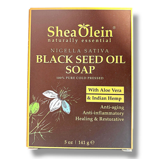 NIGELLA SATIVA BLACK SEED OIL SOAP 100% PURE COLD PRESSED With Aloe Vera & Indian Hemp - Pure Scents