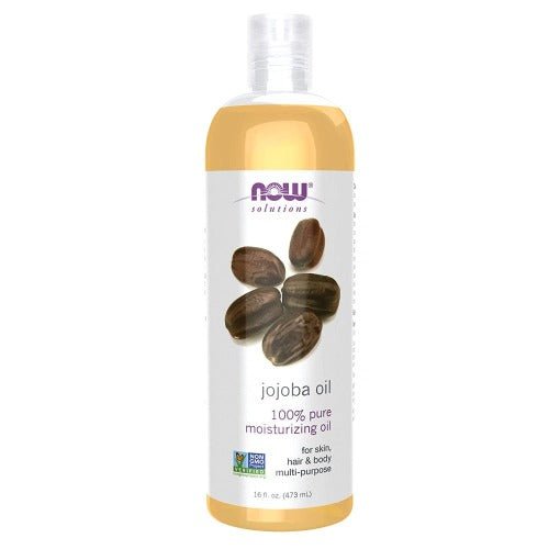 NOW Solutions, Jojoba Oil, 100% Pure Moisturizing, Multi - Purpose Oil for Face, Hair and Body, 16 - Ounce - Pure Scents