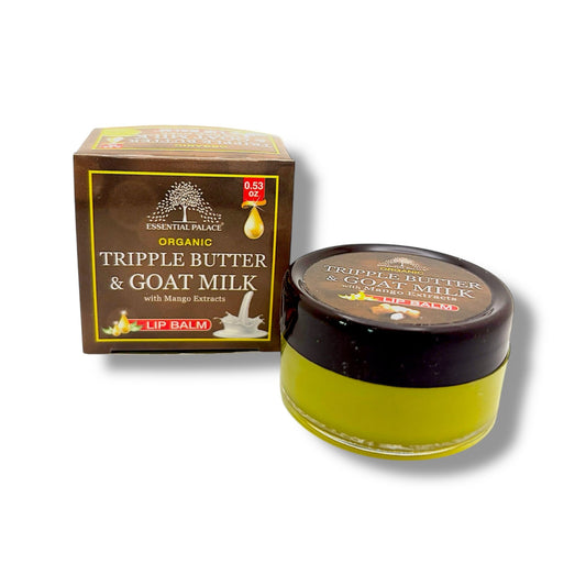 ORGANIC TRIPPLE BUTTER & GOAT MILK with Mango Extracts - LIP BALM - Pure Scents